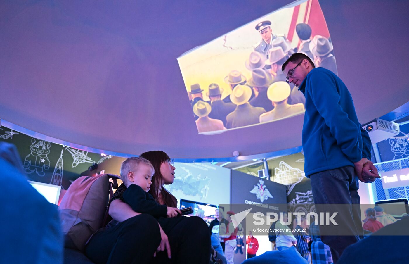 RUSSIA EXPO. Opening of Russian Defense Ministry Pavilion
