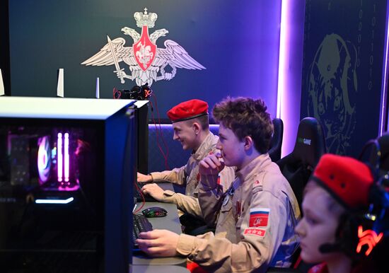 RUSSIA EXPO. Opening of Russian Defense Ministry Pavilion