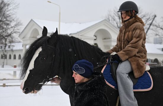 RUSSIA EXPO. Vladimir Heavy Draft breed show