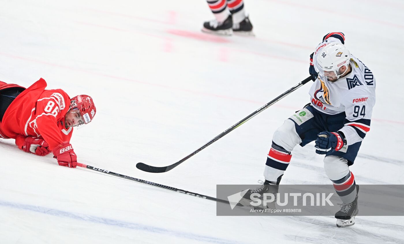 Russia Ice Hockey Kontinental League Spartak - Metallurg