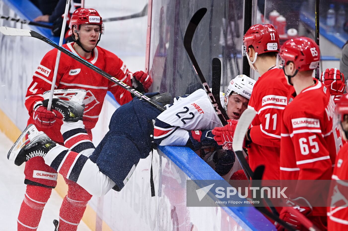 Russia Ice Hockey Kontinental League Spartak - Metallurg