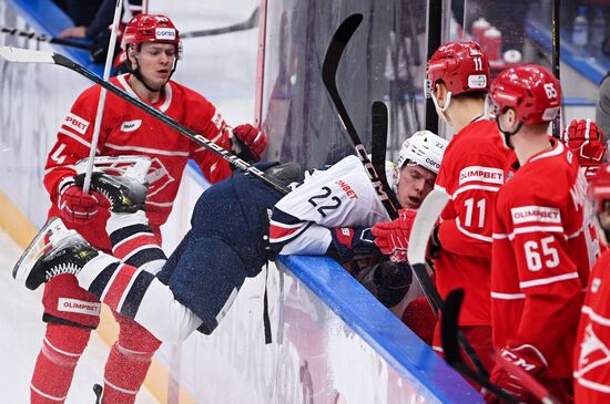 Russia Ice Hockey Kontinental League Spartak - Metallurg