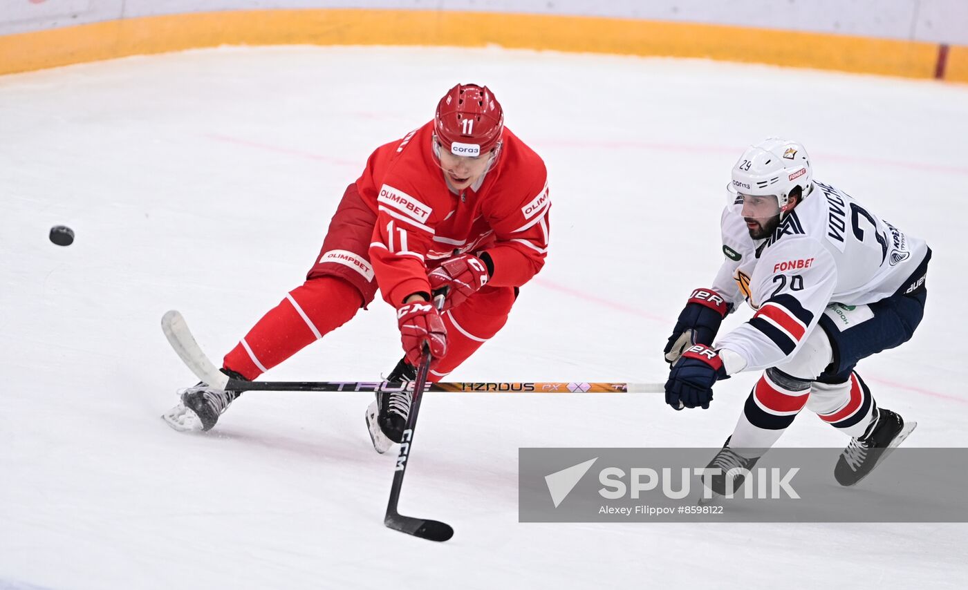 Russia Ice Hockey Kontinental League Spartak - Metallurg