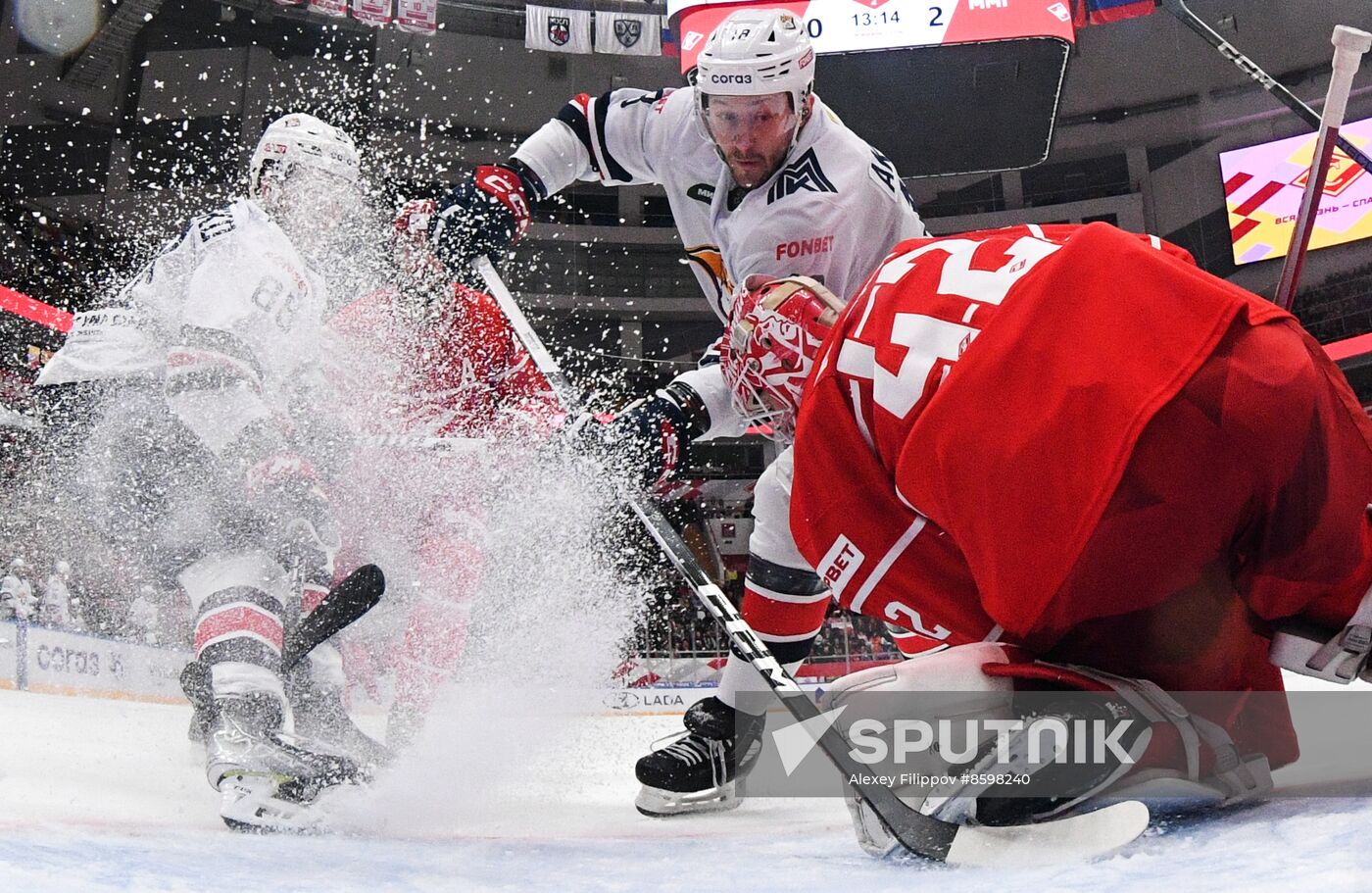 Russia Ice Hockey Kontinental League Spartak - Metallurg