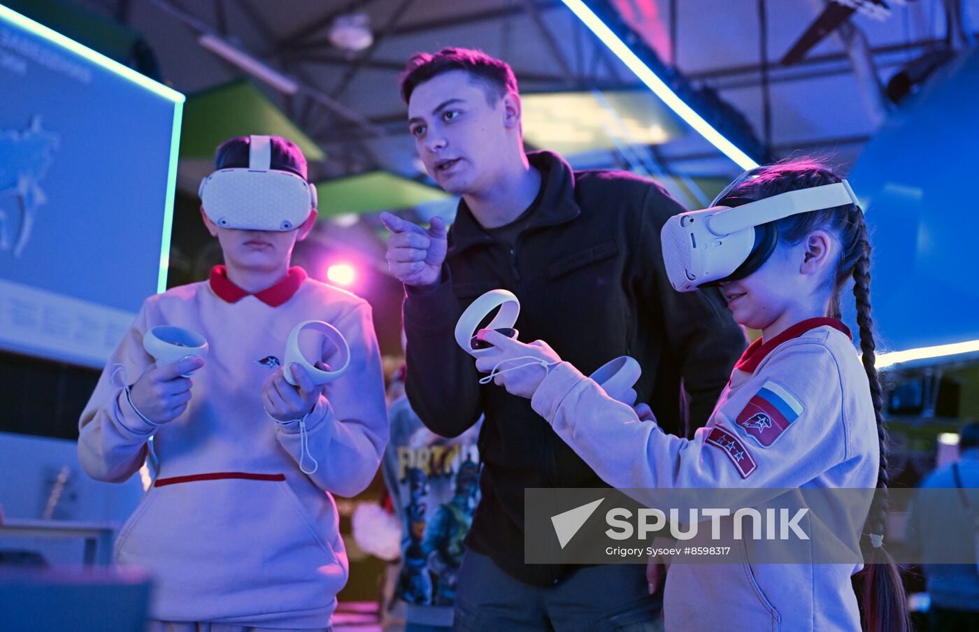 RUSSIA EXPO. Opening of Russian Defense Ministry Pavilion