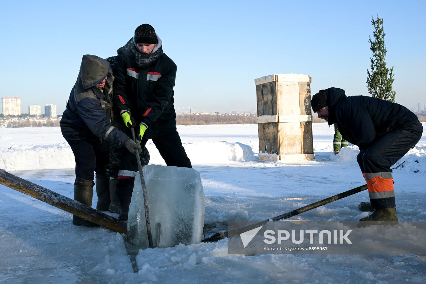 Russia Religion Epiphany Preparations