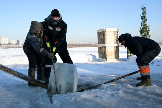 Russia Religion Epiphany Preparations