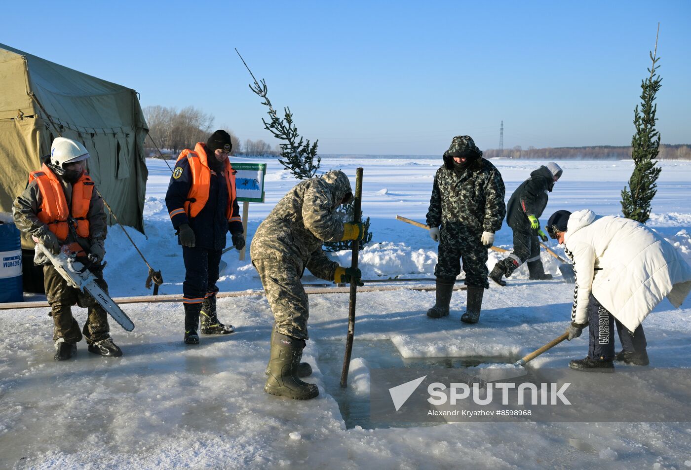 Russia Religion Epiphany Preparations