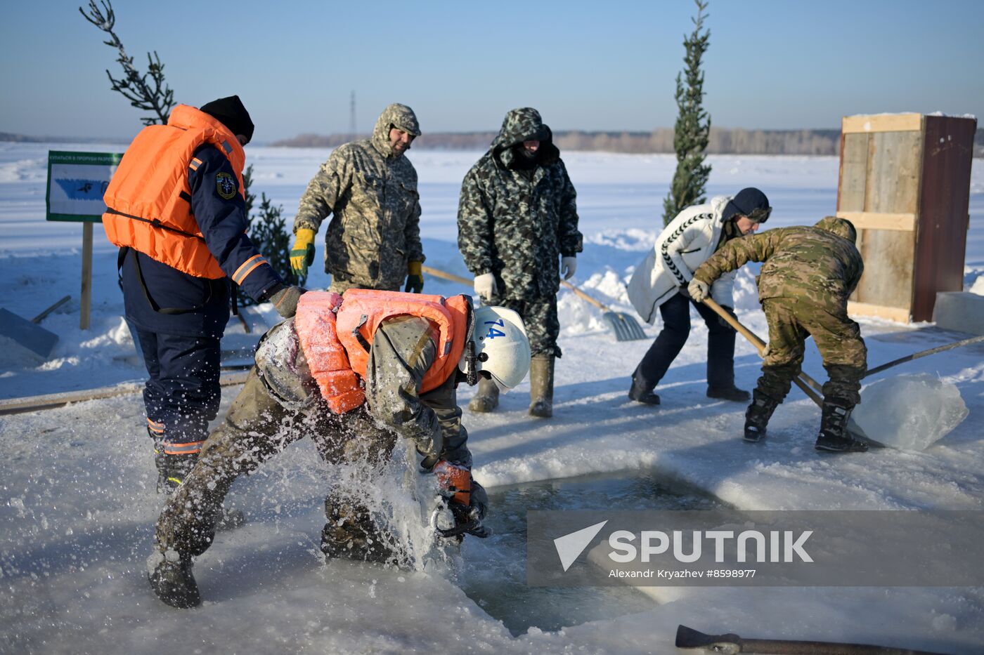 Russia Religion Epiphany Preparations