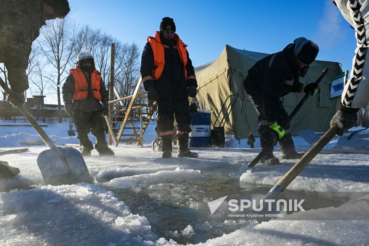 Russia Religion Epiphany Preparations