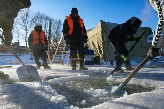 Russia Religion Epiphany Preparations