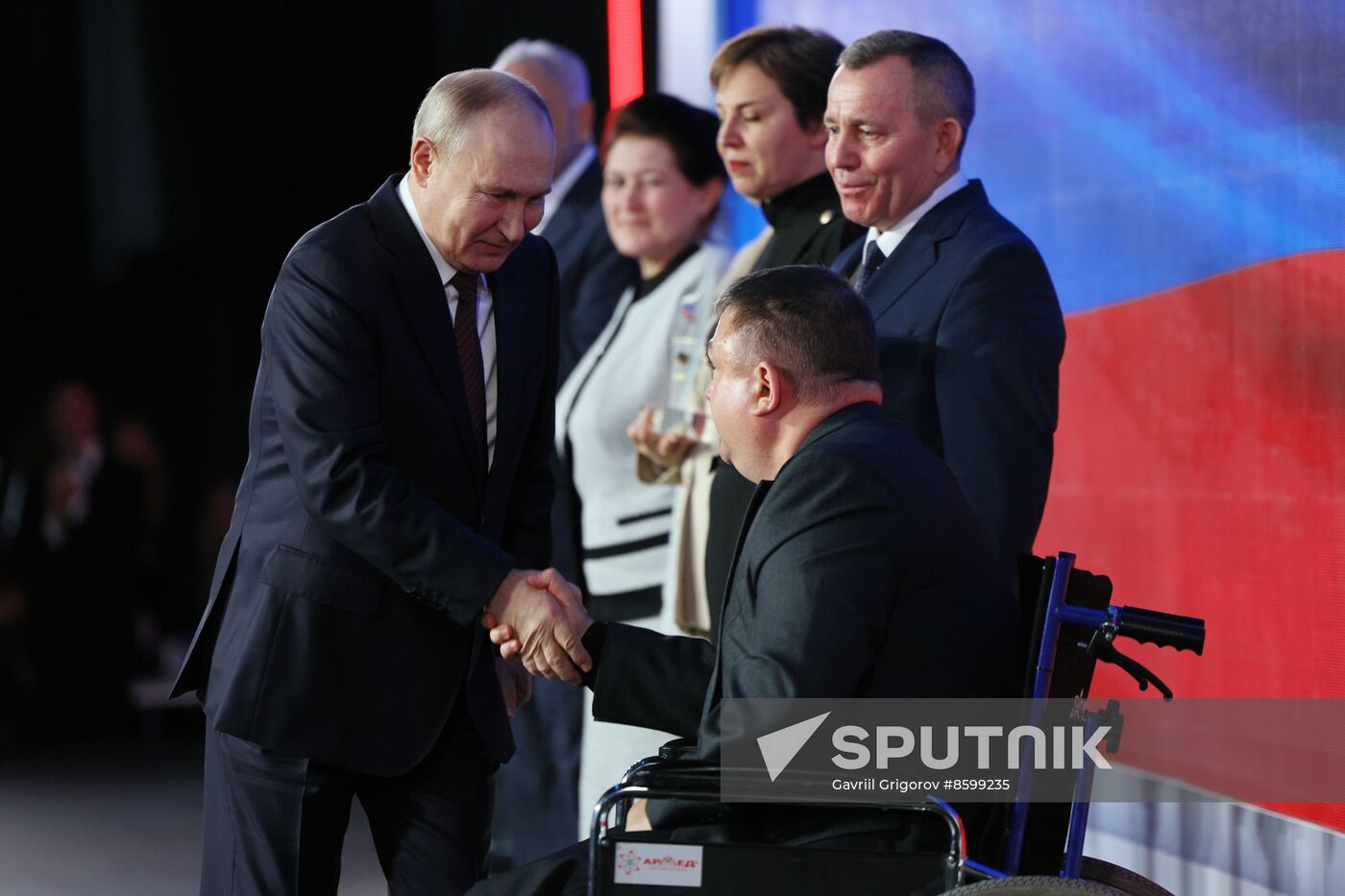 Russia Putin Municipal Service Awards