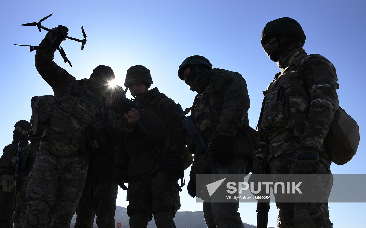 Russia Navy Marines Drills