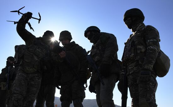 Russia Navy Marines Drills