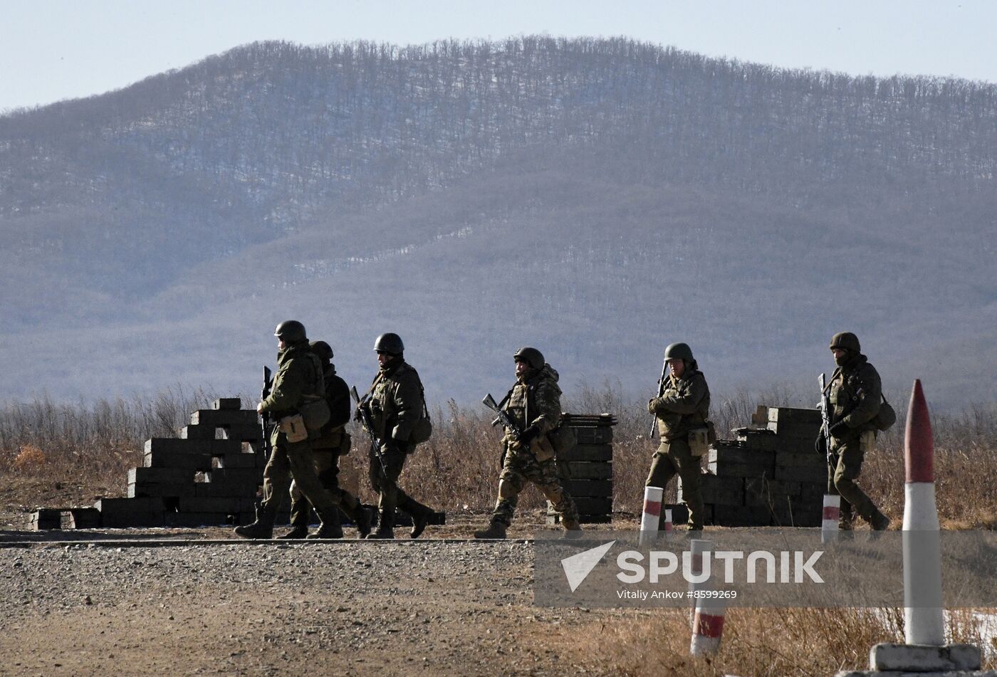 Russia Navy Marines Drills