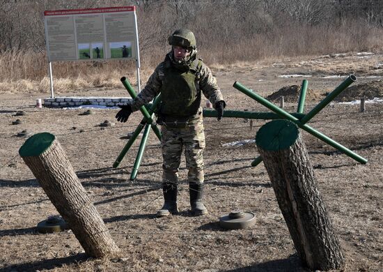 Russia Navy Marines Drills