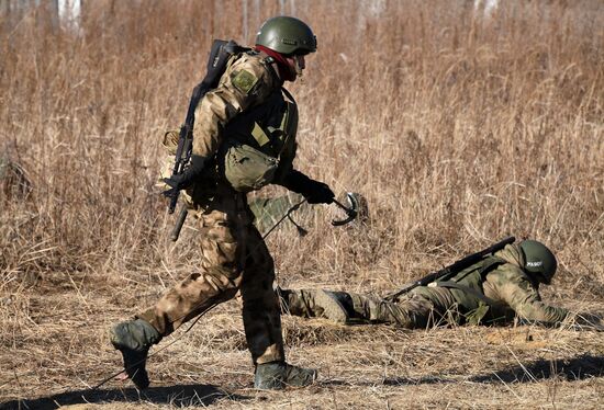 Russia Navy Marines Drills