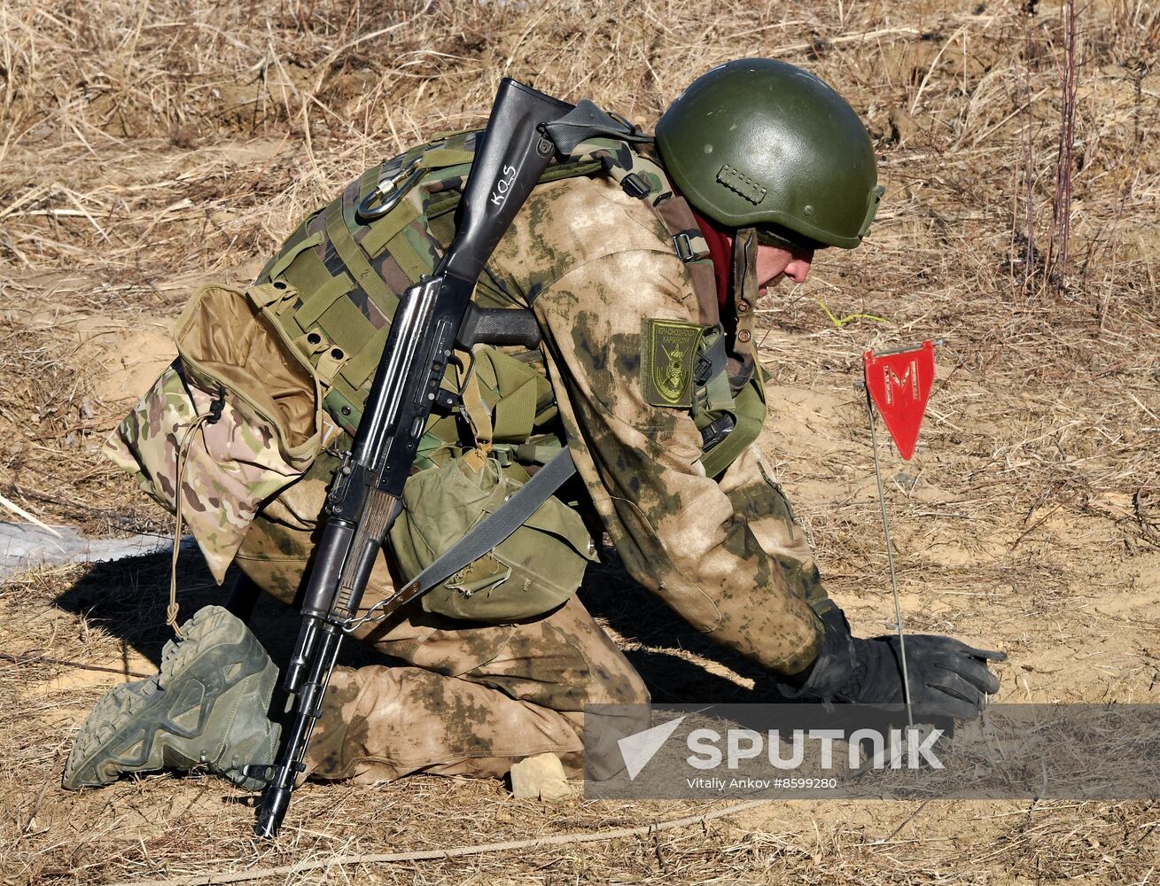 Russia Navy Marines Drills