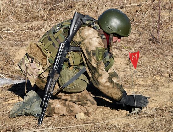 Russia Navy Marines Drills