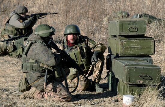 Russia Navy Marines Drills