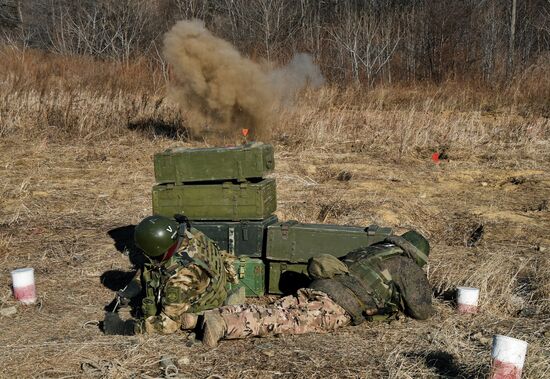 Russia Navy Marines Drills