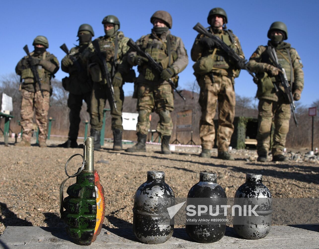 Russia Navy Marines Drills