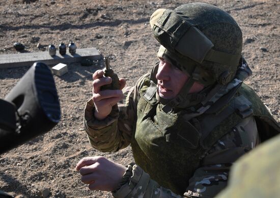 Russia Navy Marines Drills