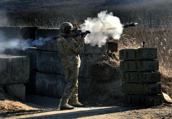 Russia Navy Marines Drills