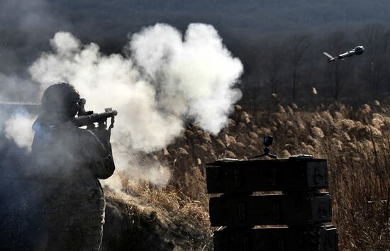 Russia Navy Marines Drills