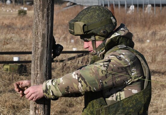 Russia Navy Marines Drills