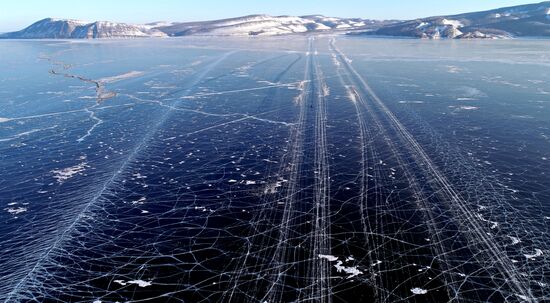 Russia Siberia Ice Road