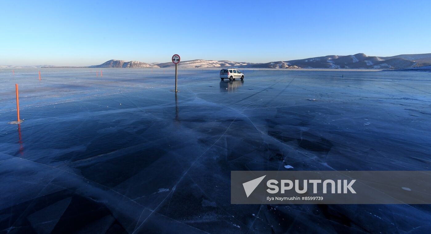 Russia Siberia Ice Road