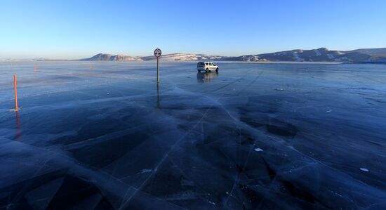 Russia Siberia Ice Road