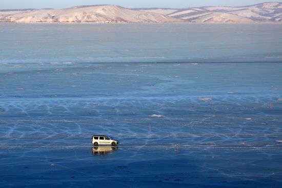 Russia Siberia Ice Road