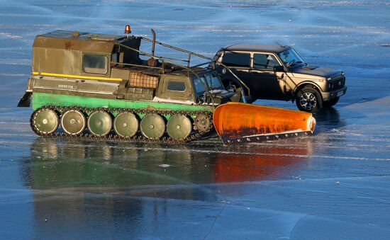 Russia Siberia Ice Road