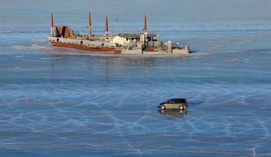 Russia Siberia Ice Road