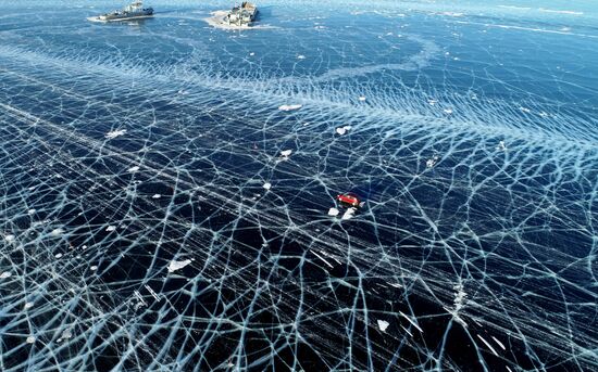 Russia Siberia Ice Road
