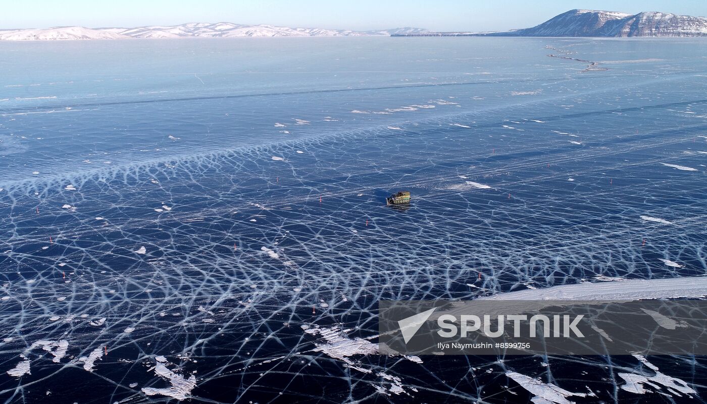 Russia Siberia Ice Road