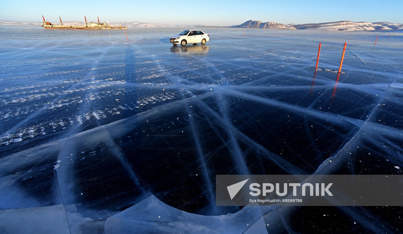 Russia Siberia Ice Road