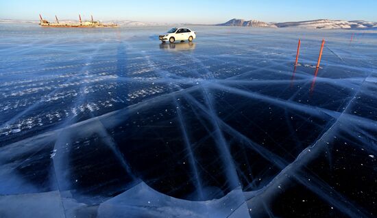 Russia Siberia Ice Road