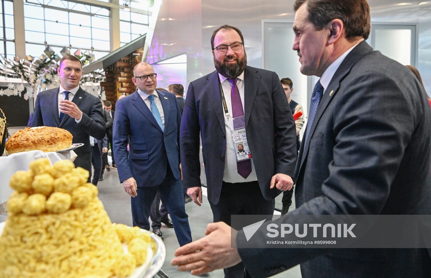 RUSSIA EXPO. Minister of Digital Development, Communications and Mass Media Maksut Shadayev at stands