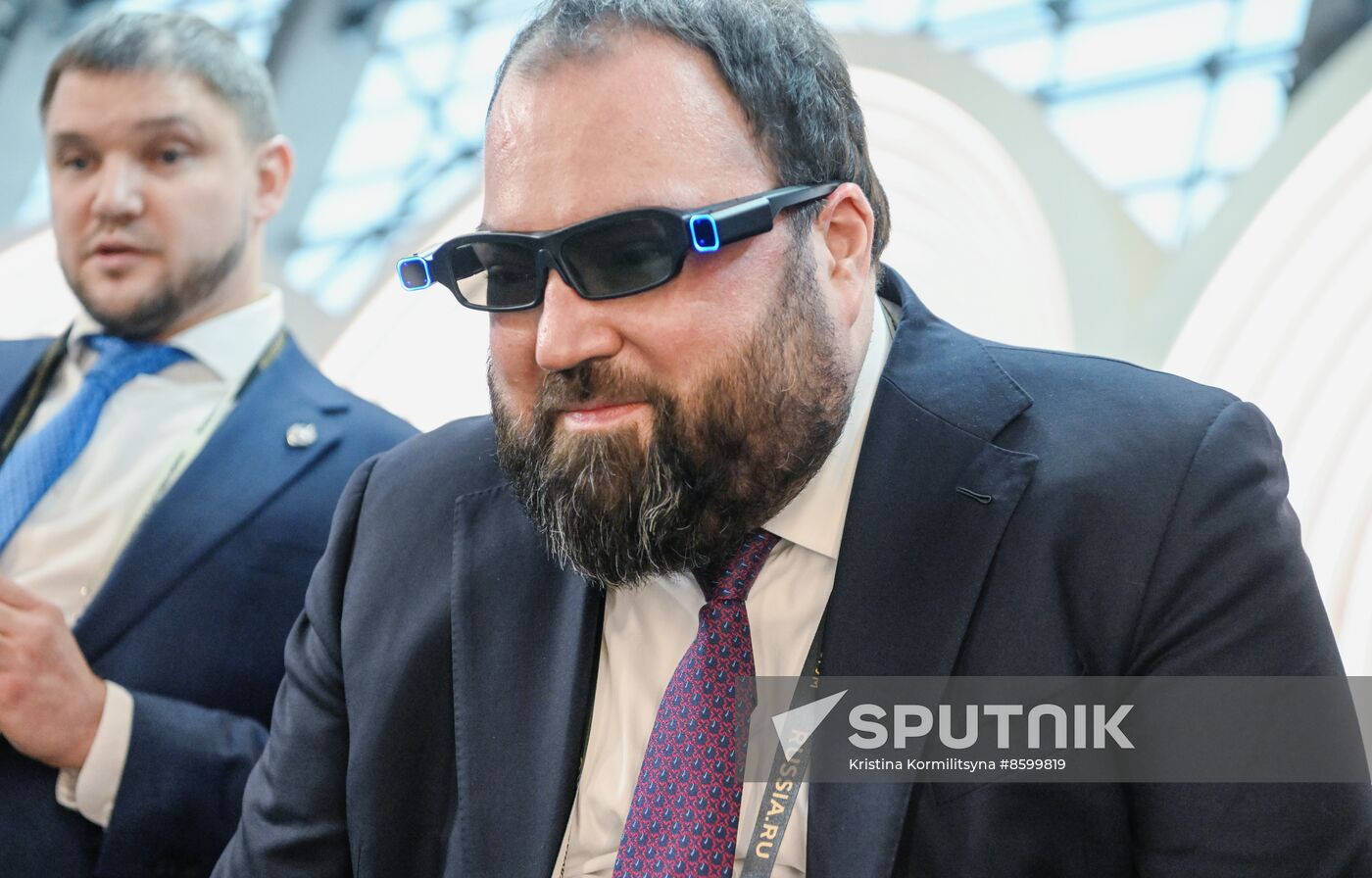 RUSSIA EXPO. Minister of Digital Development, Communications and Mass Media Maksut Shadayev at stands