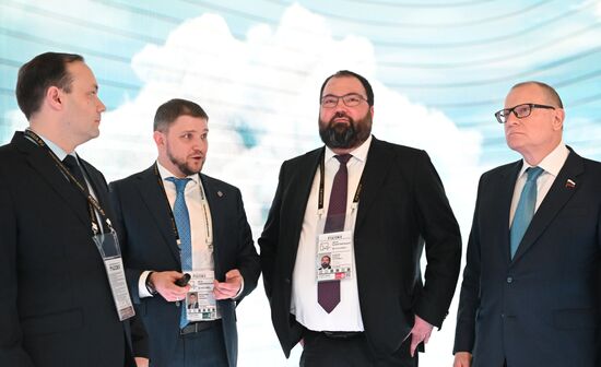 RUSSIA EXPO. Minister of Digital Development, Communications and Mass Media Maksut Shadayev at stands
