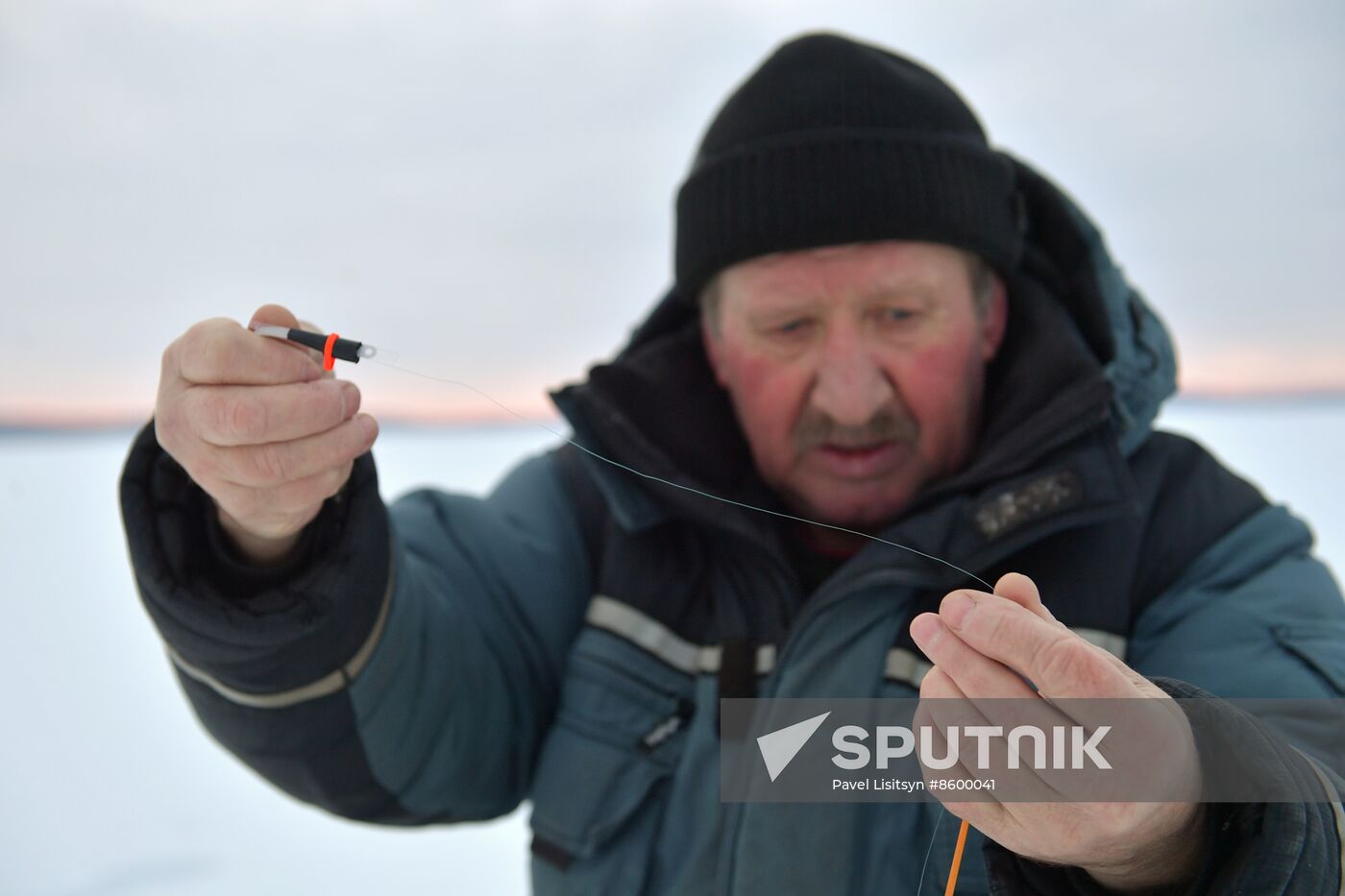 Russia Winter Fishing