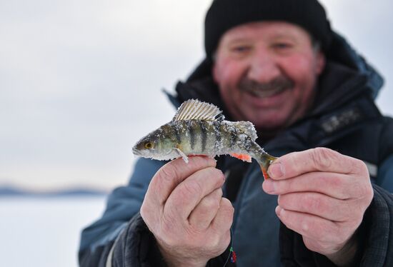 Russia Winter Fishing