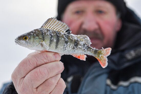 Russia Winter Fishing