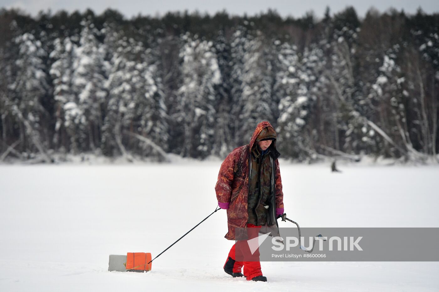 Russia Winter Fishing