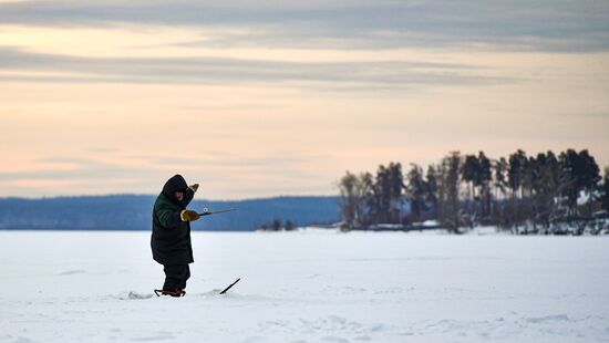 Russia Winter Fishing
