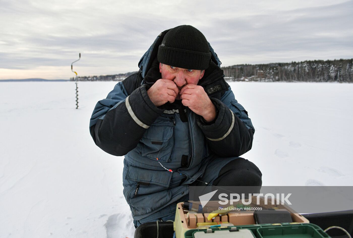 Russia Winter Fishing