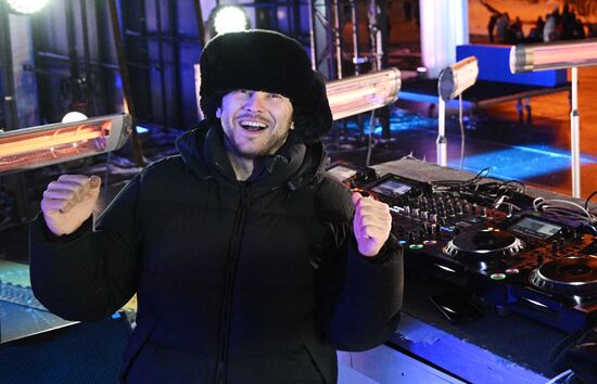 The RUSSIA EXPO International Exhibition and Forum. Rythm of Digit concert. Main outdoors stage. DJ Leonid Rudenko. Location: Russia, Moscow. Author: Ramil Sitdikov/Sputnik. RUSSIA EXPO. Digital Rhythm concert